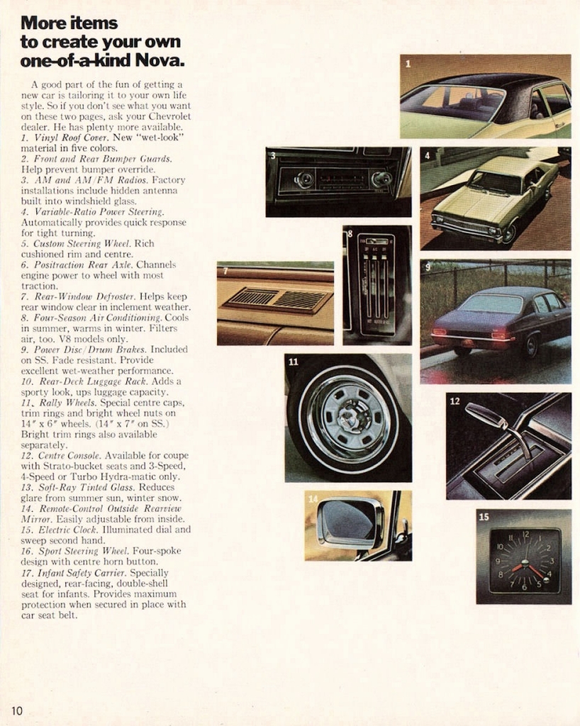 1972 Chevrolet Nova Canadian Brochure Page 1